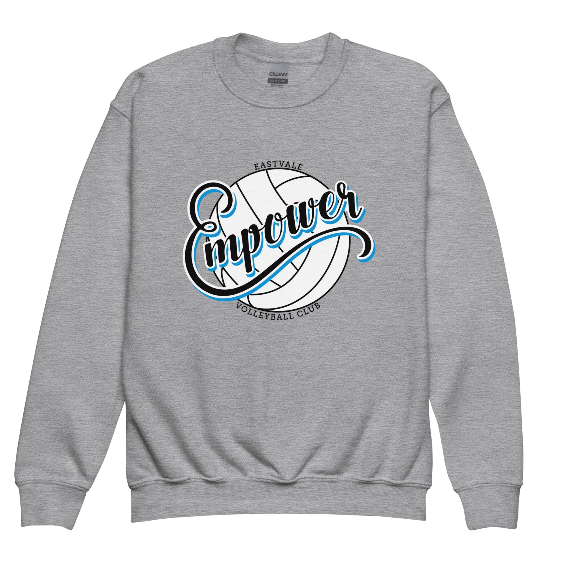 Classic | Youth Sweatshirt | Empower Volleyball Club | Emblem Logo