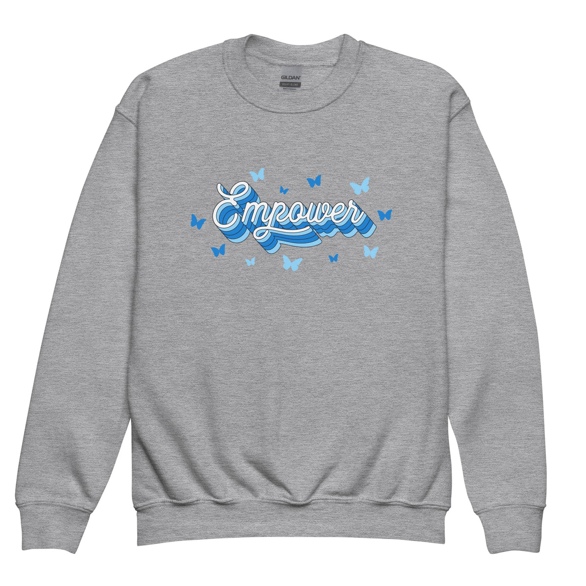 Classic | Youth Sweatshirt | Empower Volleyball Club | Vanguard Logo