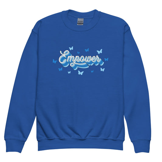 Classic | Youth Sweatshirt | Empower Volleyball Club | Vanguard Logo