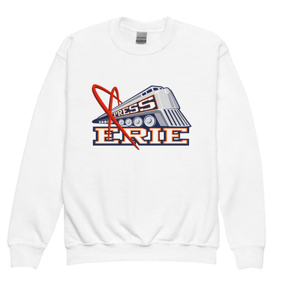 Classic | Youth Sweatshirt | Erie Express Football | Locomotive Logo
