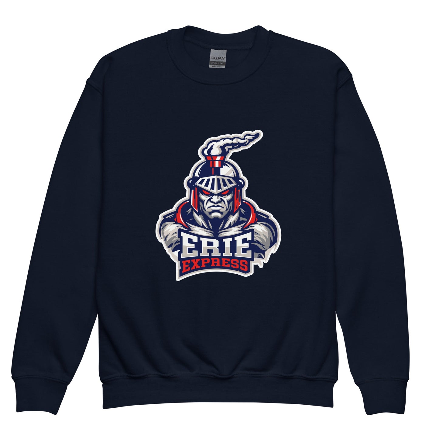 Classic | Youth Sweatshirt | Erie Express Football | Mascot Logo