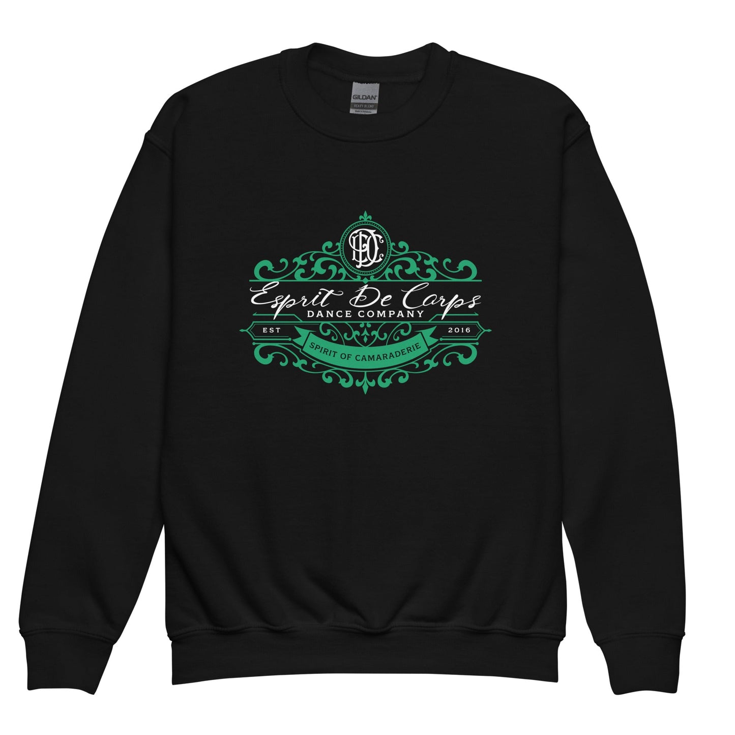 Classic | Youth Sweatshirt | Esprit de Corps Dance Co., LLC | Crest Logo