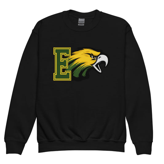 Classic | Youth Sweatshirt | Evergreen Junior High | Mascot Logo