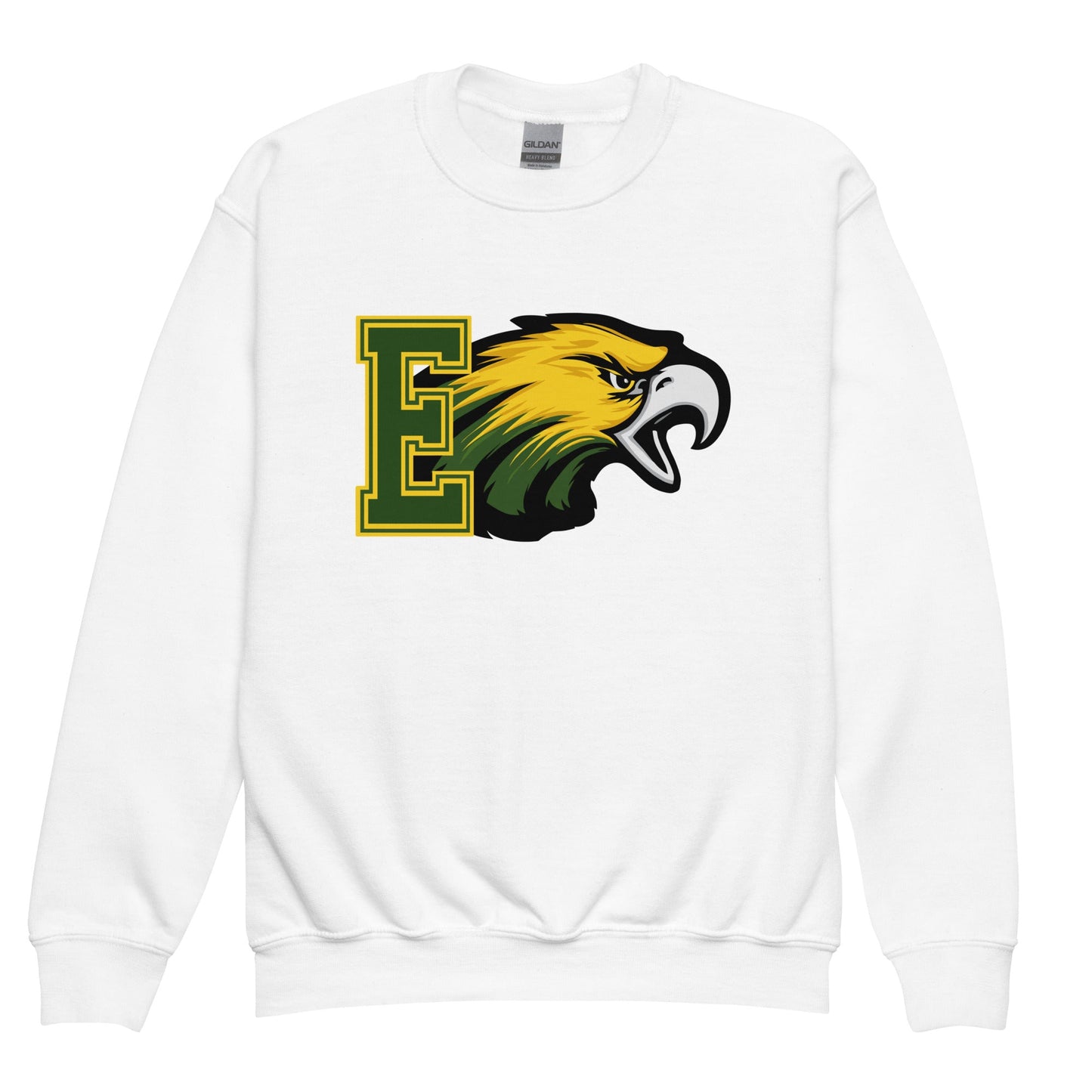 Classic | Youth Sweatshirt | Evergreen Junior High | Mascot Logo
