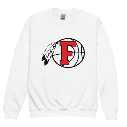 Classic | Youth Sweatshirt | Fallbrook Basketball | Retro Logo
