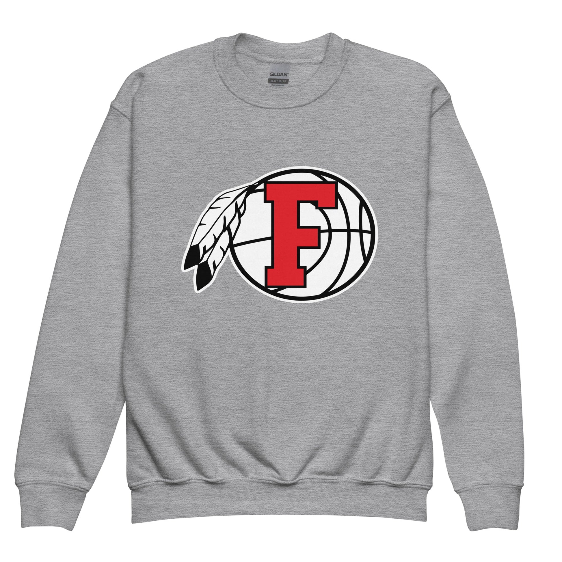 Classic | Youth Sweatshirt | Fallbrook Basketball | Retro Logo