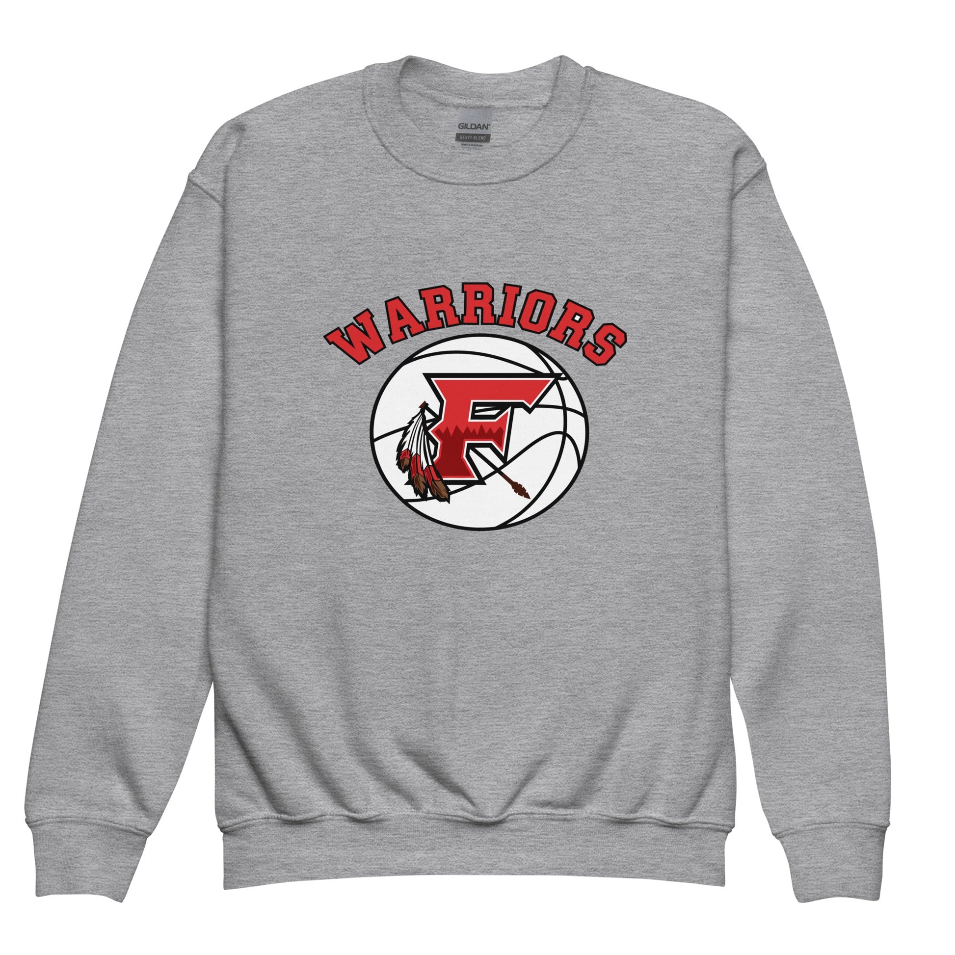 Classic | Youth Sweatshirt | Fallbrook Basketball | Warriors Logo