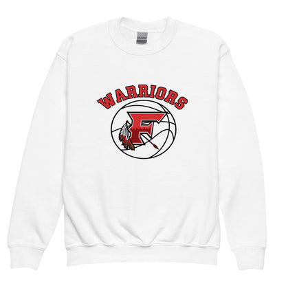 Classic | Youth Sweatshirt | Fallbrook Basketball | Warriors Logo