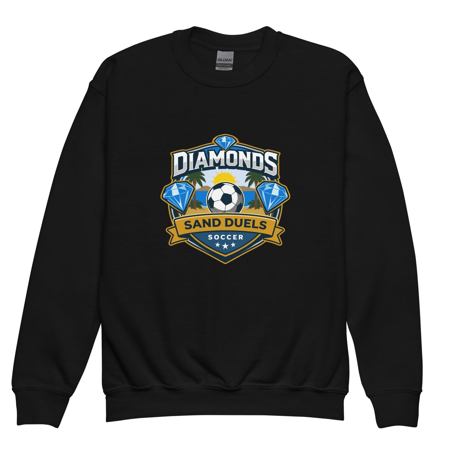 Classic | Youth Sweatshirt | FC Charles: Diamonds | Crest Logo