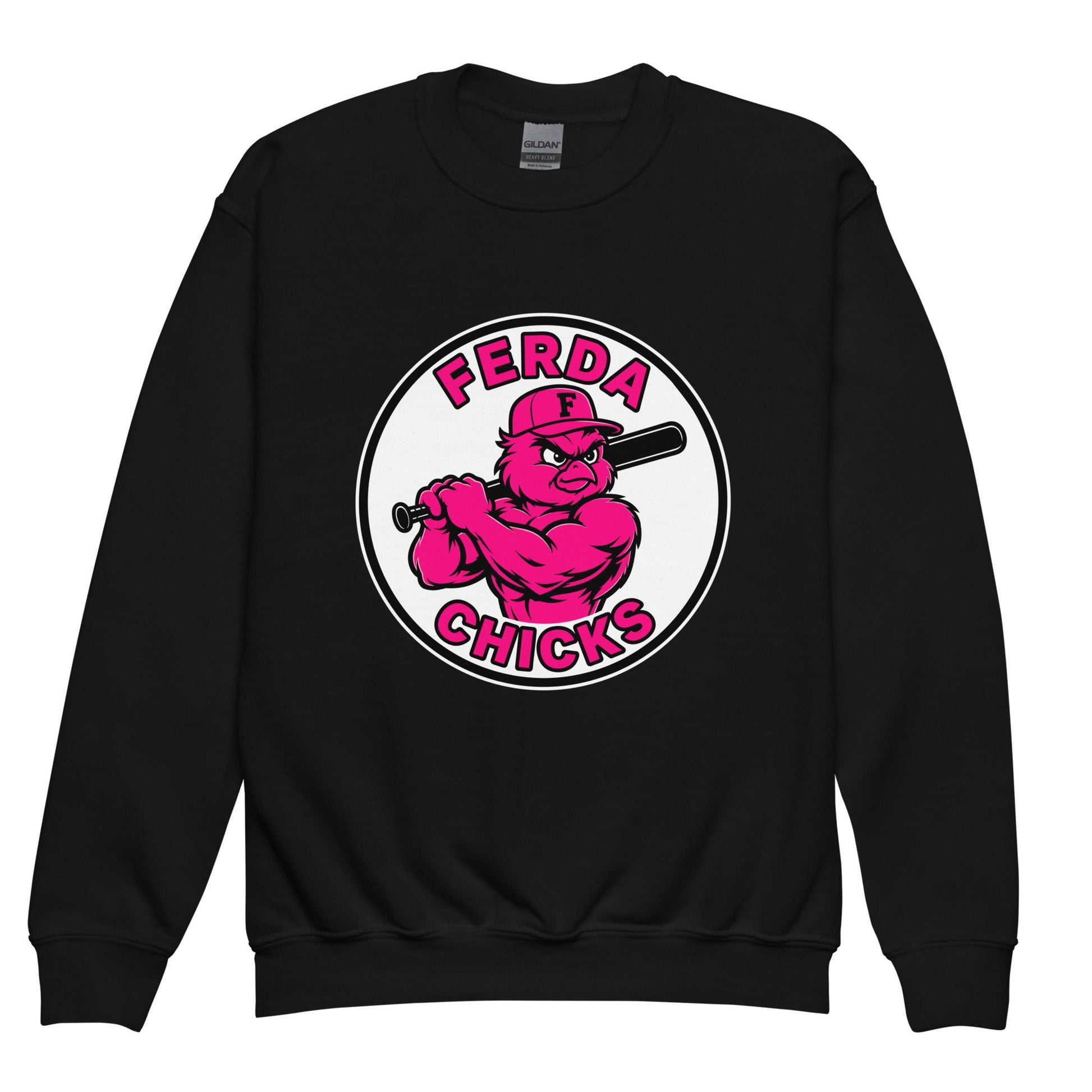 Classic | Youth Sweatshirt | FerDa Chicks | Badge Logo
