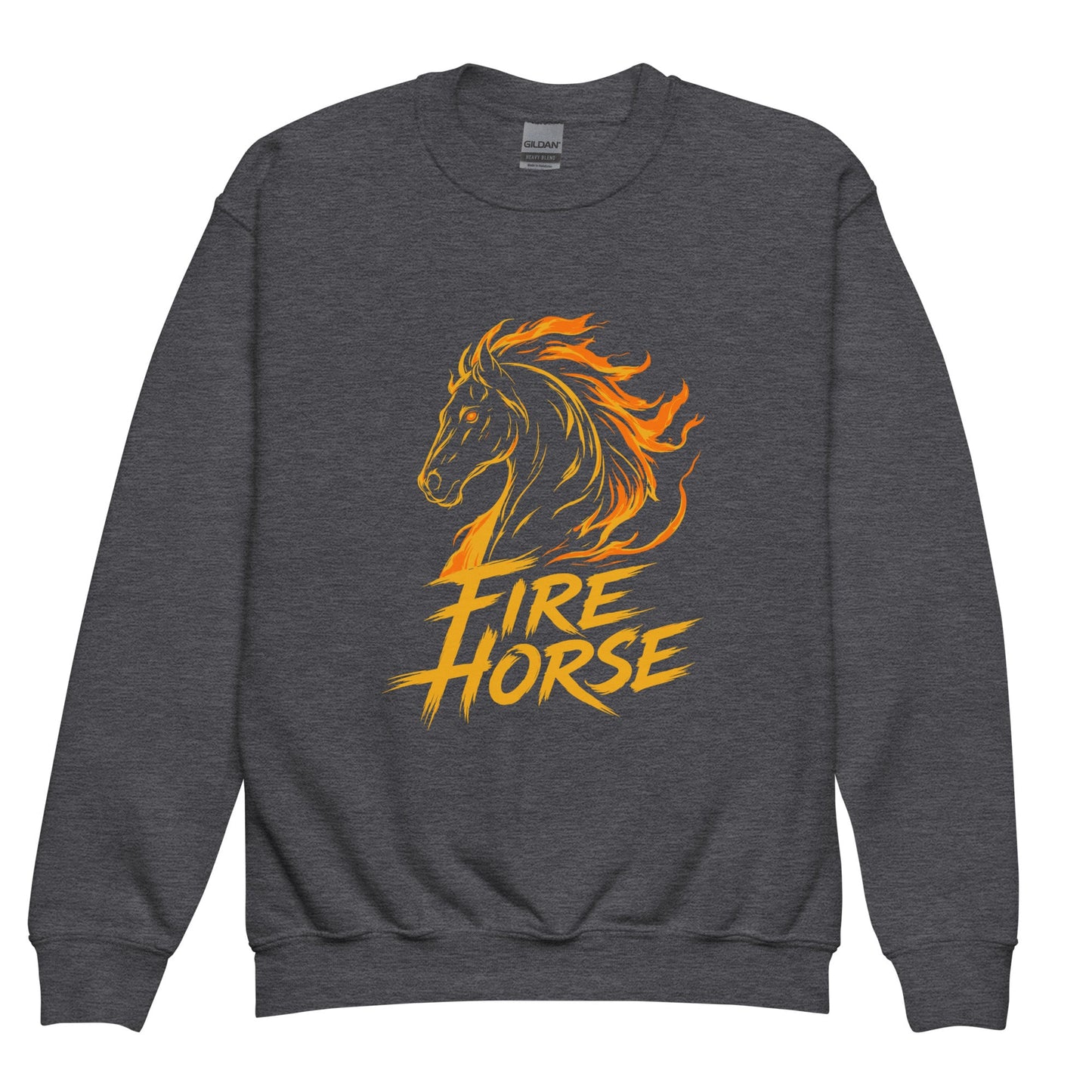 Classic | Youth Sweatshirt | Fire Horse Masters | Emblem Logo