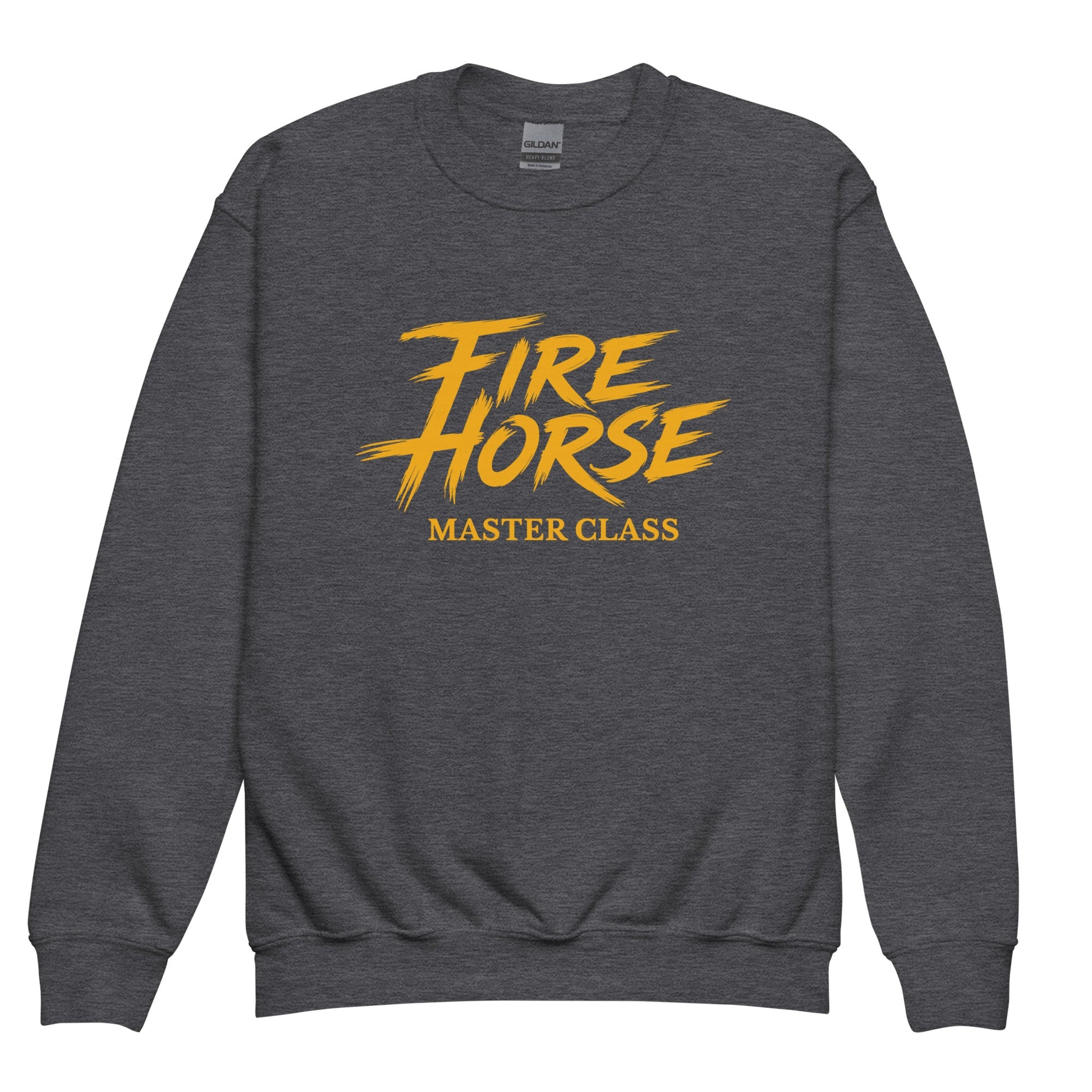 Classic | Youth Sweatshirt | Fire Horse Masters | Modern Script Logo
