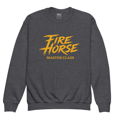 Classic | Youth Sweatshirt | Fire Horse Masters | Modern Script Logo