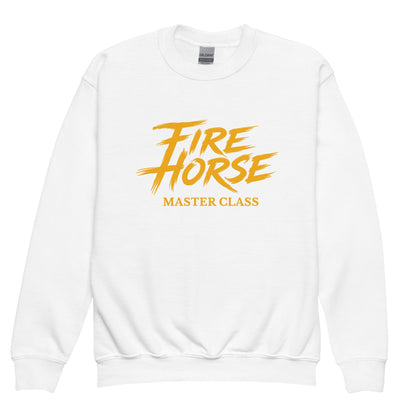 Classic | Youth Sweatshirt | Fire Horse Masters | Modern Script Logo