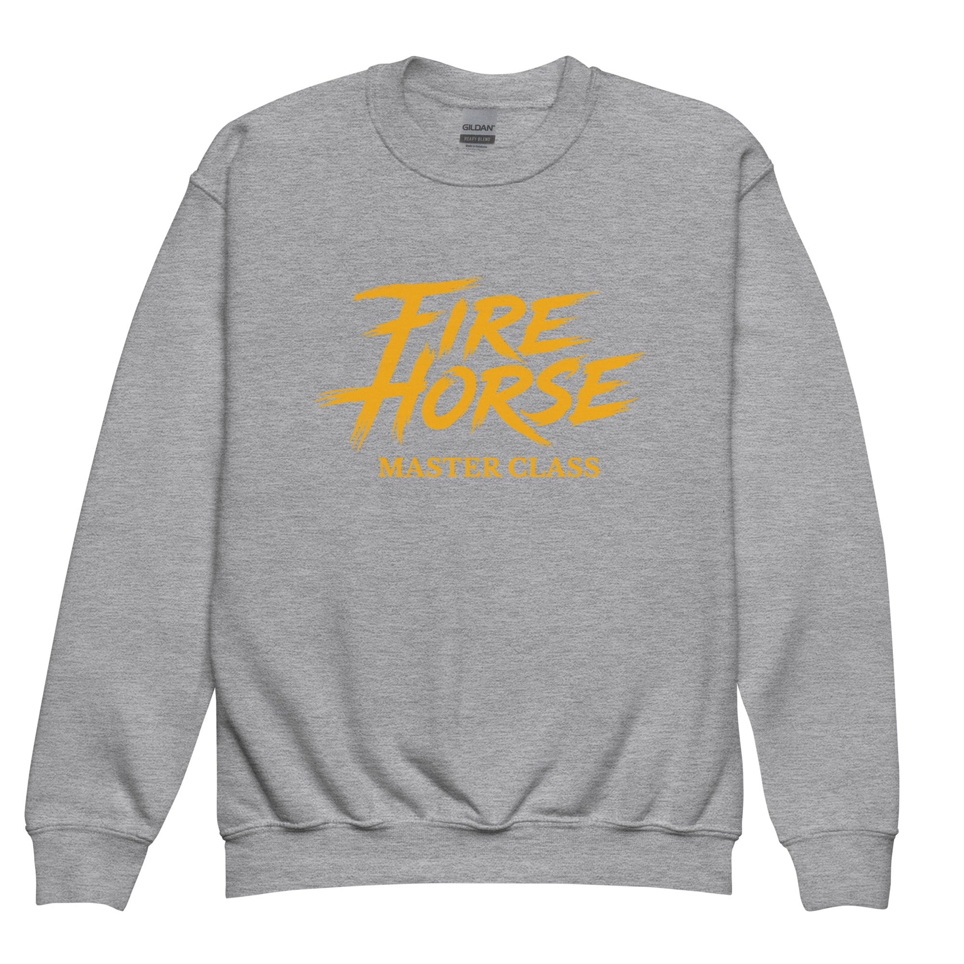 Classic | Youth Sweatshirt | Fire Horse Masters | Modern Script Logo