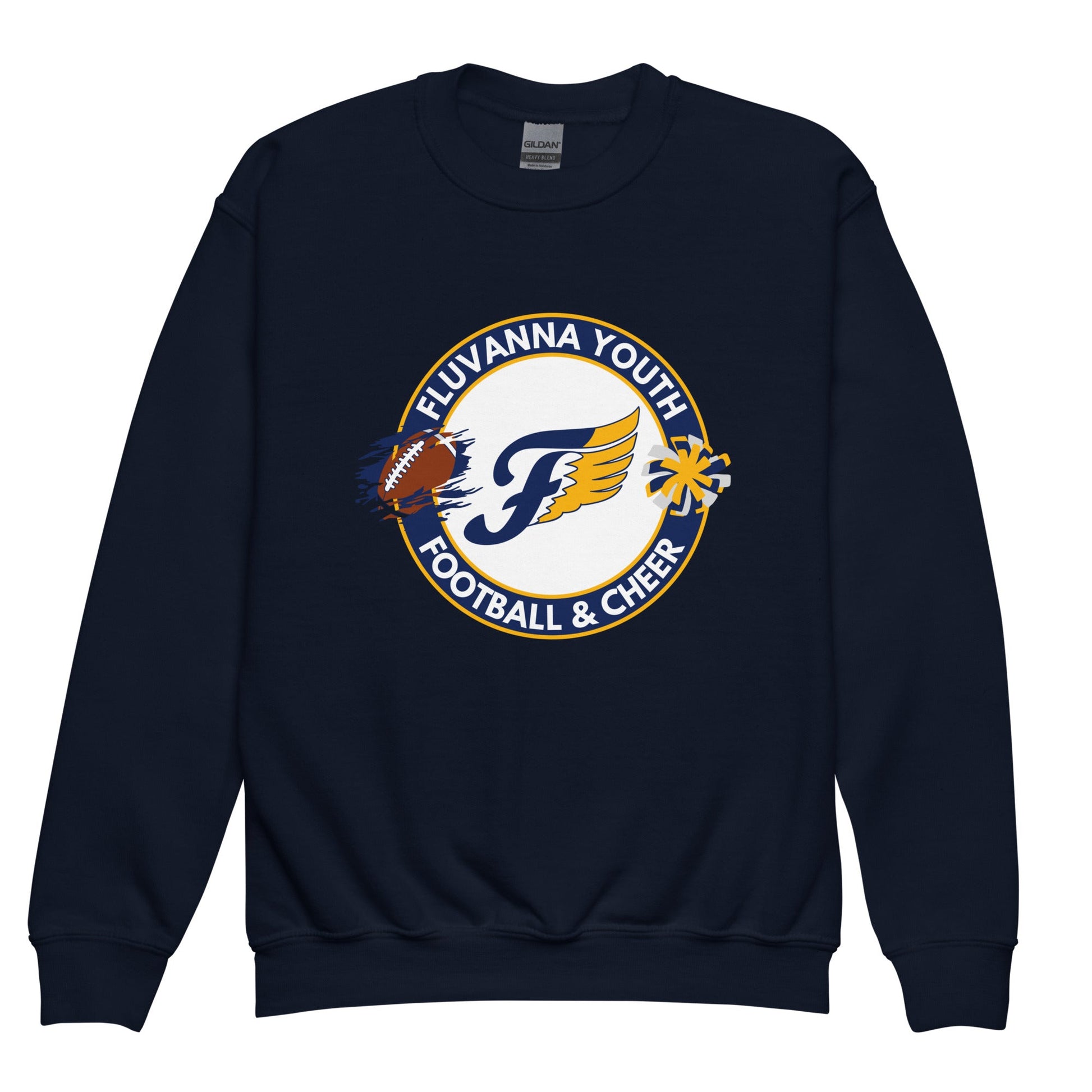 Classic | Youth Sweatshirt | Fluvanna Youth Football and Cheer | Badge Logo