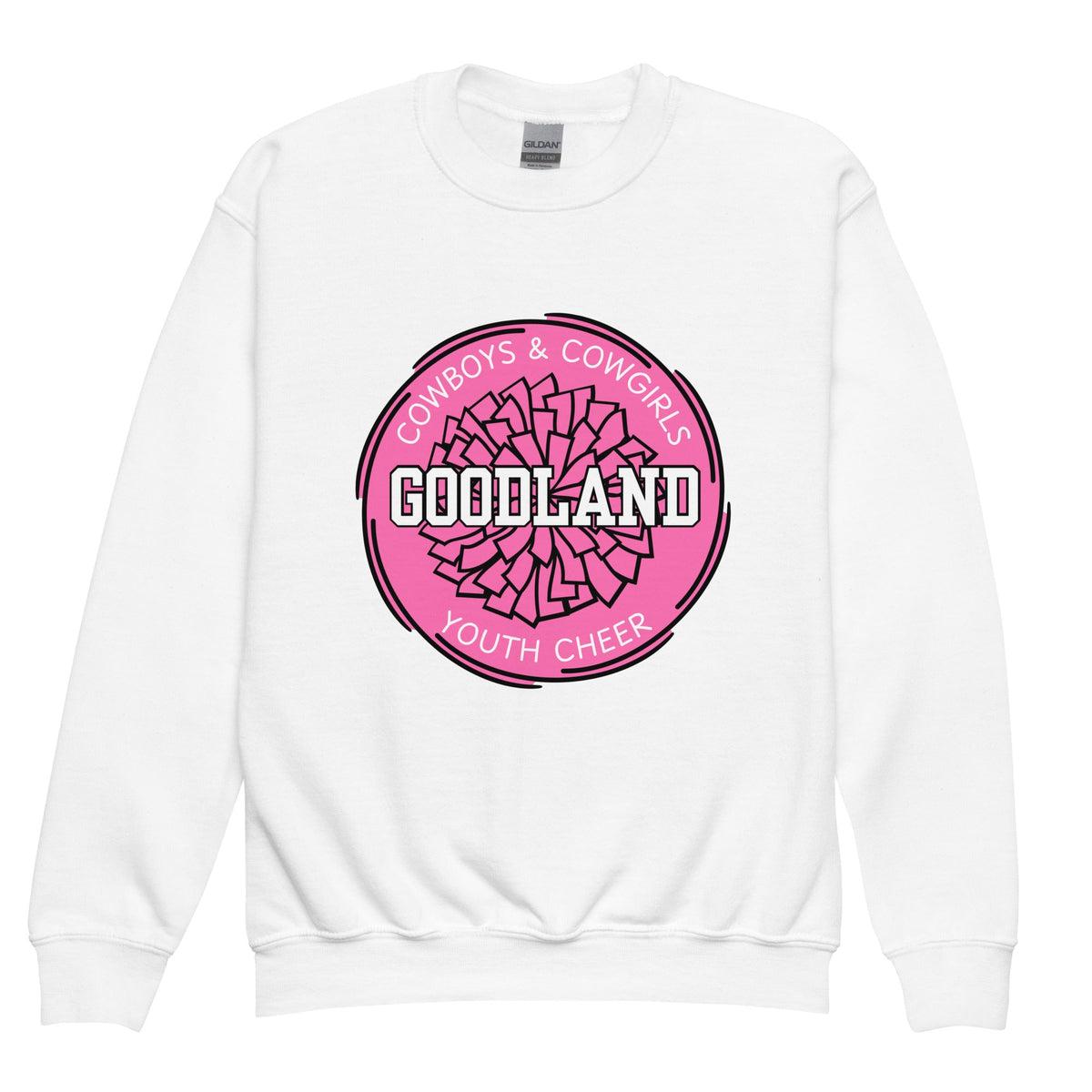 Classic | Youth Sweatshirt | Goodland Youth Cheer | Vanguard Logo