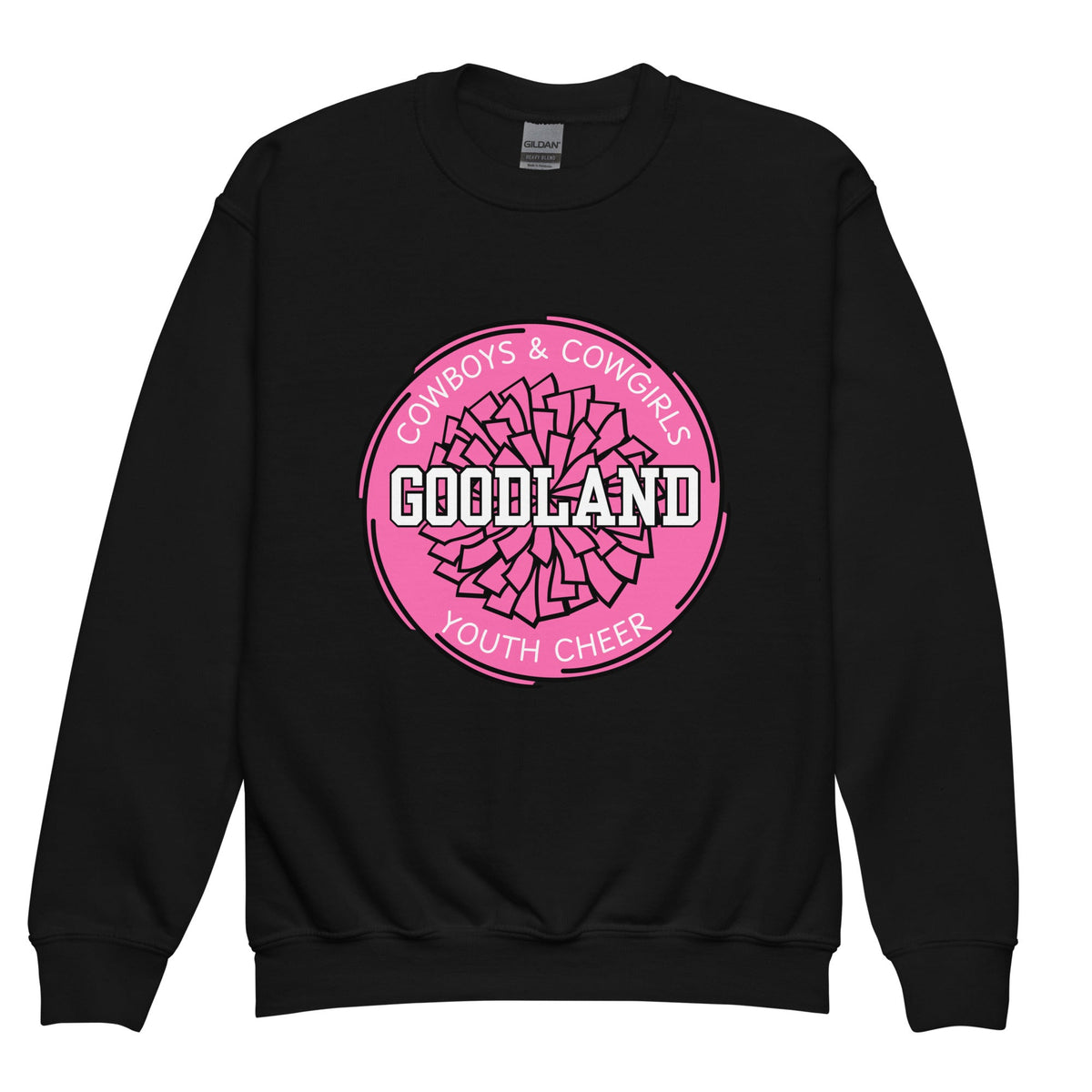 Classic | Youth Sweatshirt | Goodland Youth Cheer | Vanguard Logo