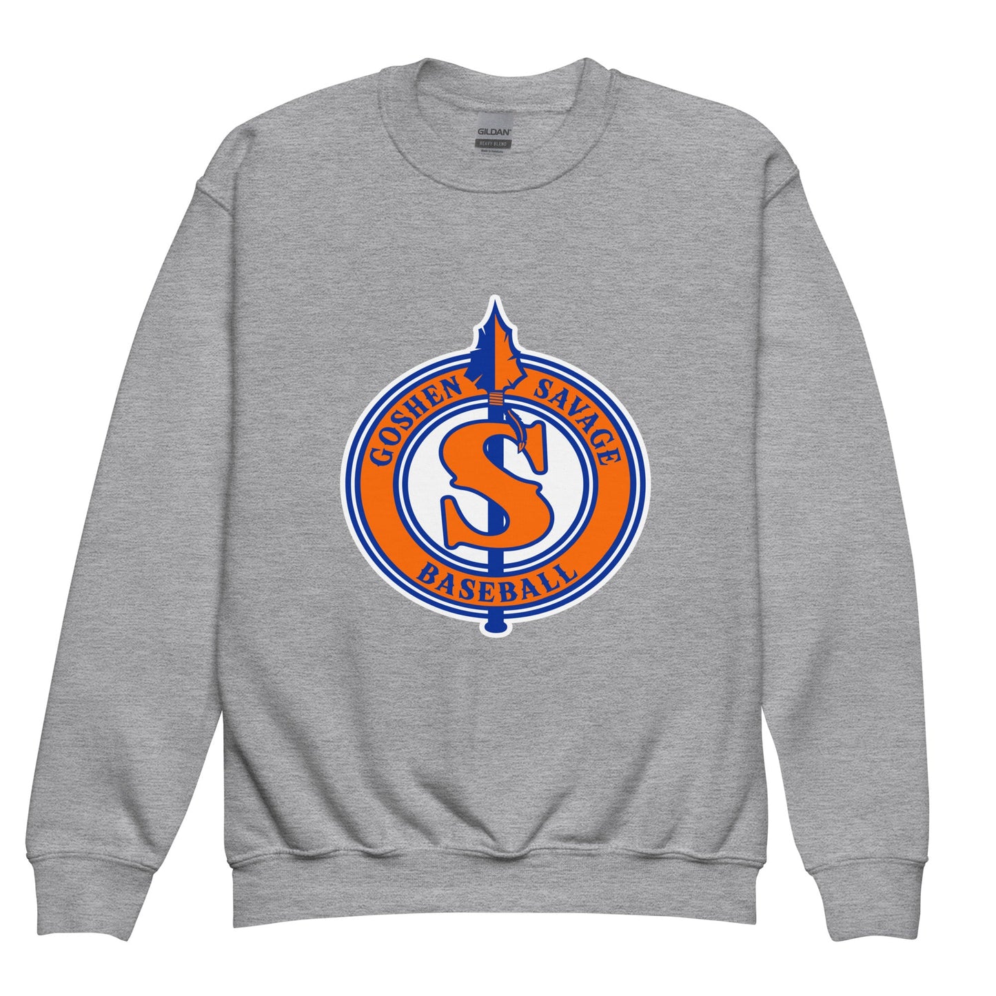 Classic | Youth Sweatshirt | Goshen Savage Baseball | Badge Logo