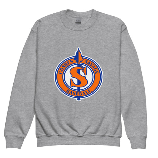 Classic | Youth Sweatshirt | Goshen Savage Baseball | Badge Logo