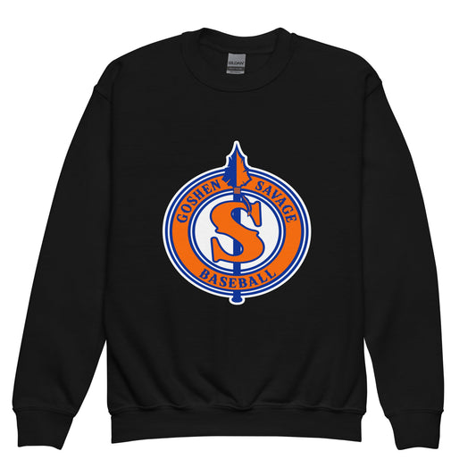 Classic | Youth Sweatshirt | Goshen Savage Baseball | Badge Logo