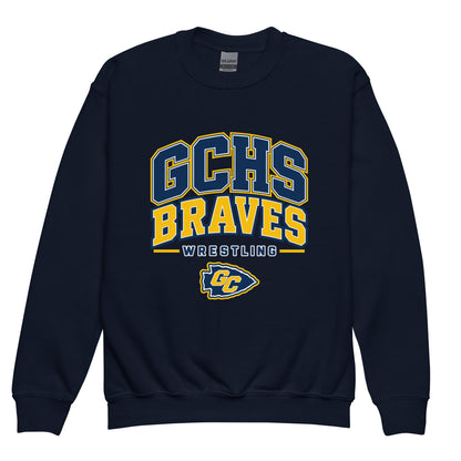 Classic | Youth Sweatshirt | Grant County High School Wrestling | Vanguard Logo