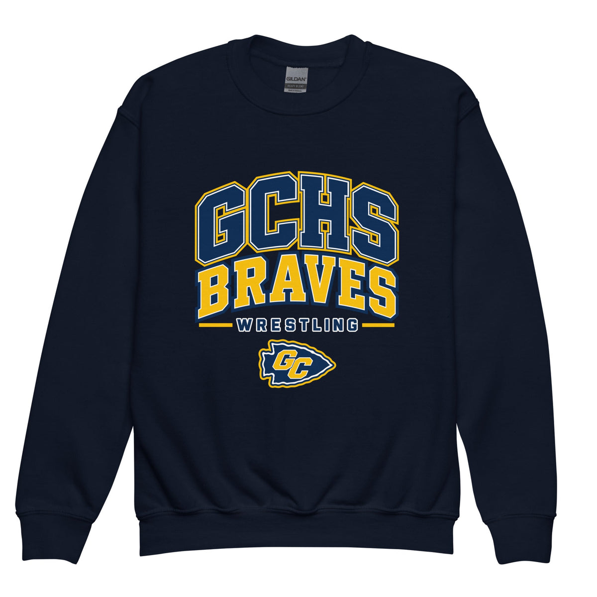 Classic | Youth Sweatshirt | Grant County High School Wrestling | Vanguard Logo