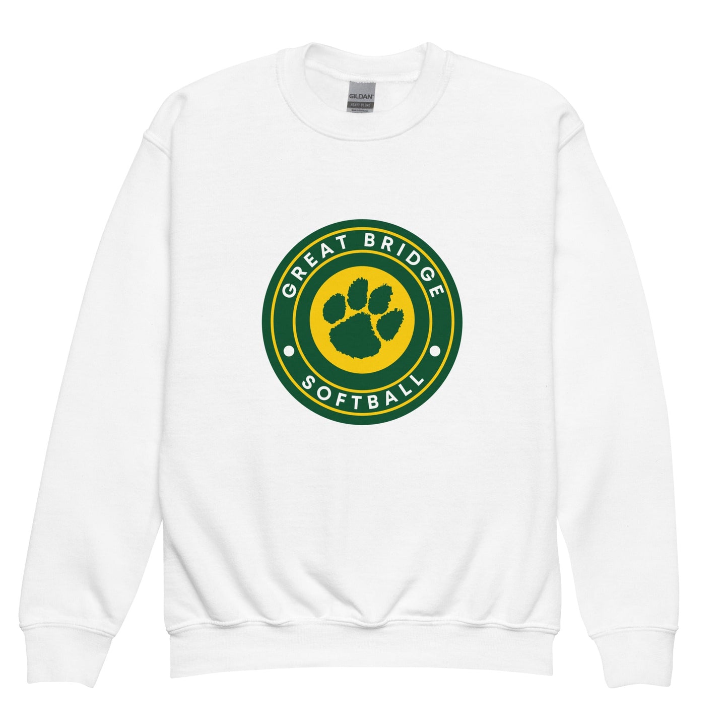 Classic | Youth Sweatshirt | Great Bridge Softball Booster | Badge Logo