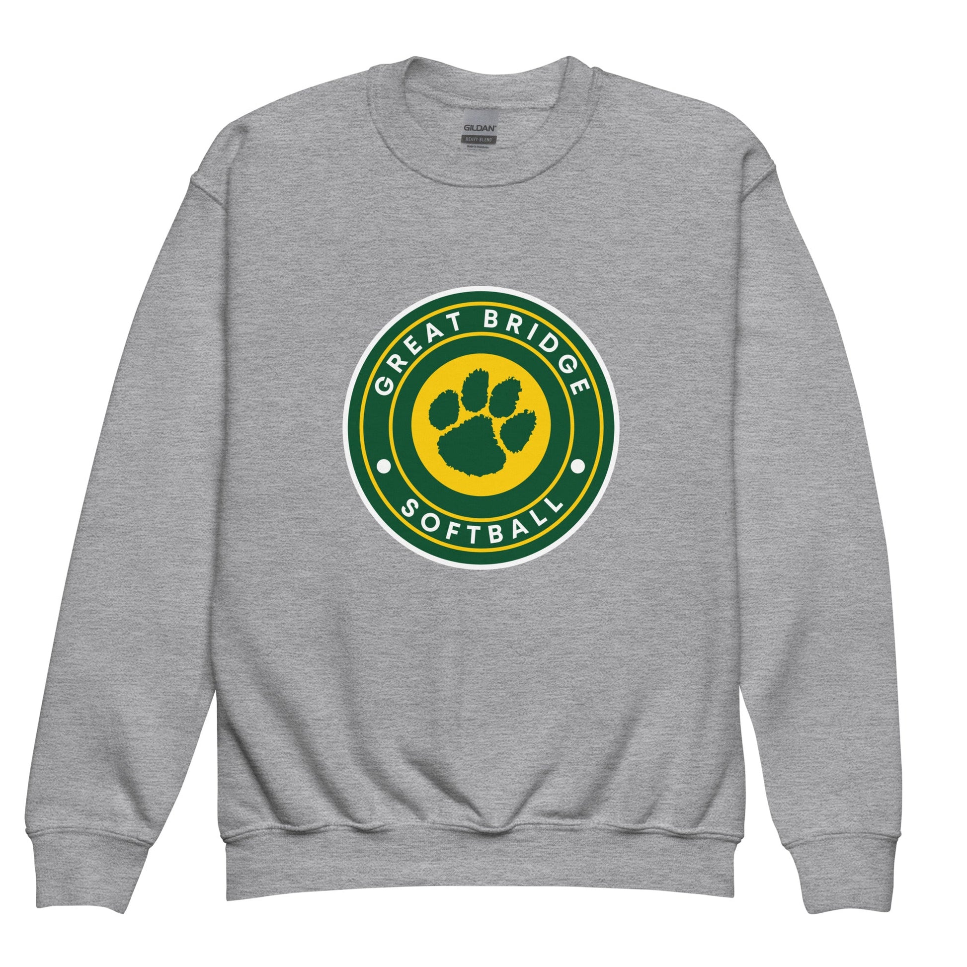 Classic | Youth Sweatshirt | Great Bridge Softball Booster | Badge Logo