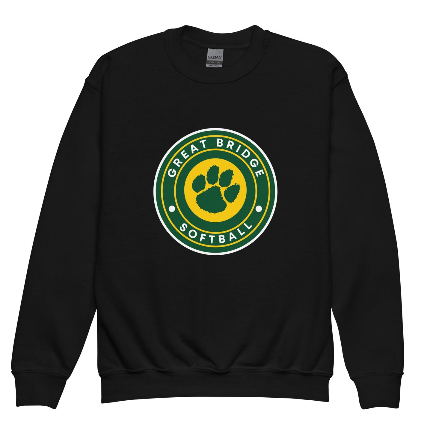 Classic | Youth Sweatshirt | Great Bridge Softball Booster | Badge Logo