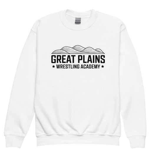 Classic | Youth Sweatshirt | Great Plains Wrestling Academy | Crest Logo