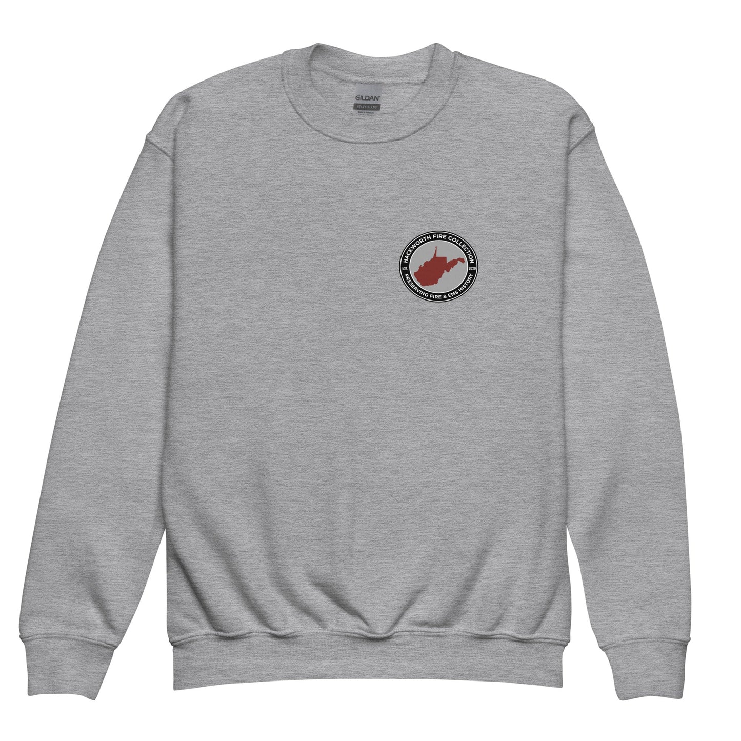 Classic | Youth Sweatshirt | Hackworth Fire Collection | Badge Logo