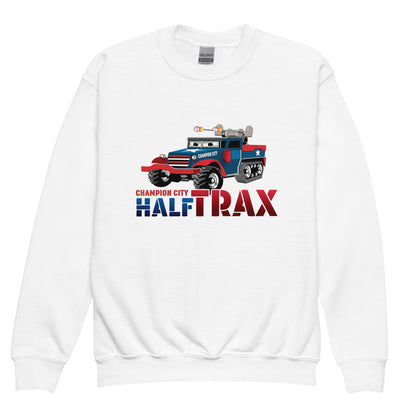 Classic | Youth Sweatshirt | Half Trax Baseball | Mascot Logo