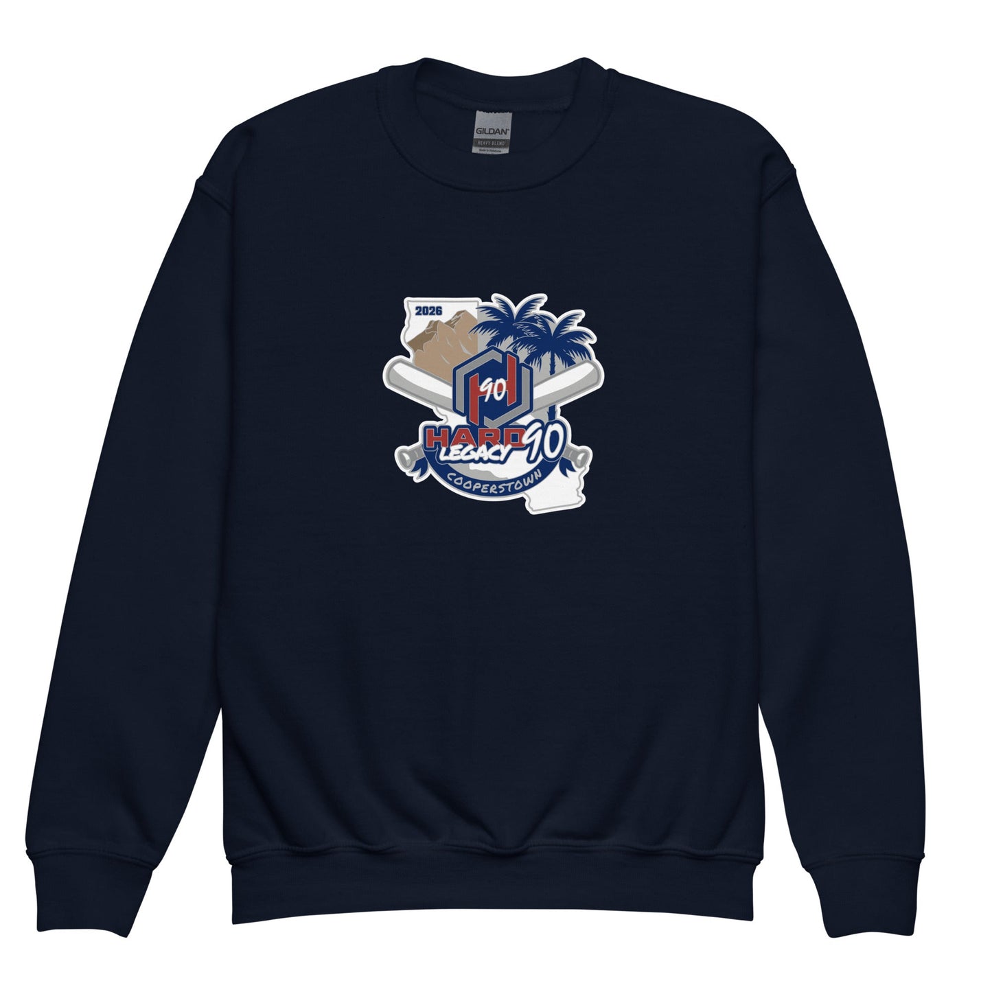 Classic | Youth Sweatshirt | Hard 90 Legacy | Badge Logo
