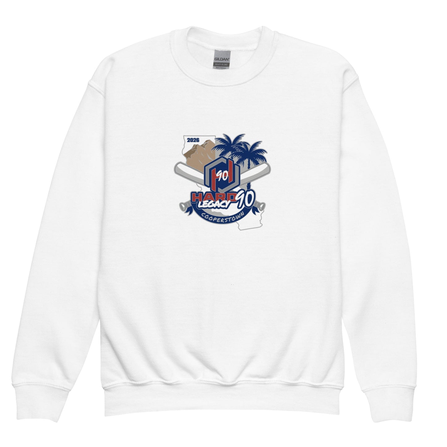 Classic | Youth Sweatshirt | Hard 90 Legacy | Badge Logo