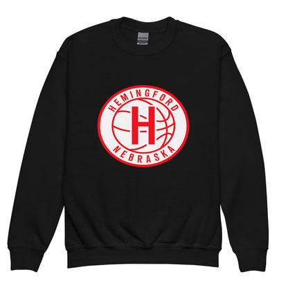 Classic | Youth Sweatshirt | Hemingford Bobcats | Alt Badge Logo