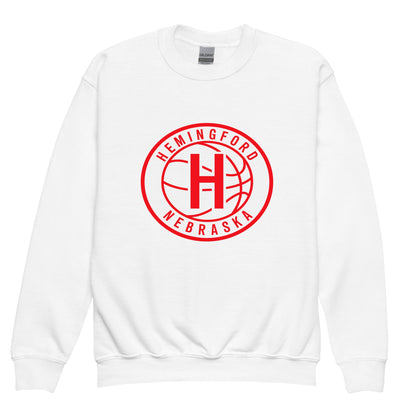 Classic | Youth Sweatshirt | Hemingford Bobcats | Alt Badge Logo