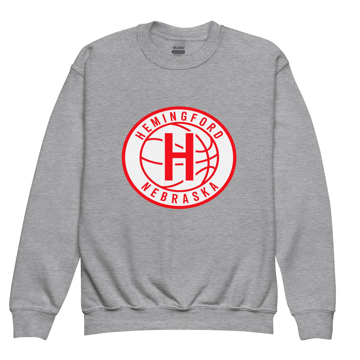Classic | Youth Sweatshirt | Hemingford Bobcats | Alt Badge Logo
