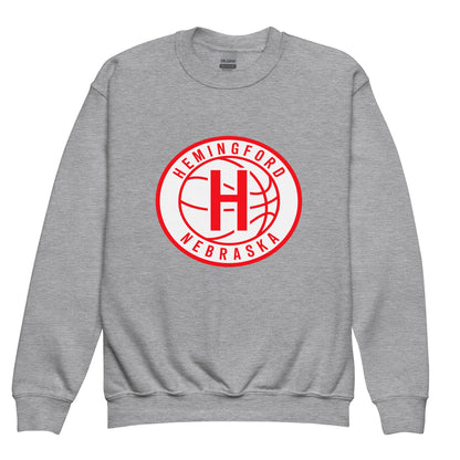 Classic | Youth Sweatshirt | Hemingford Bobcats | Alt Badge Logo