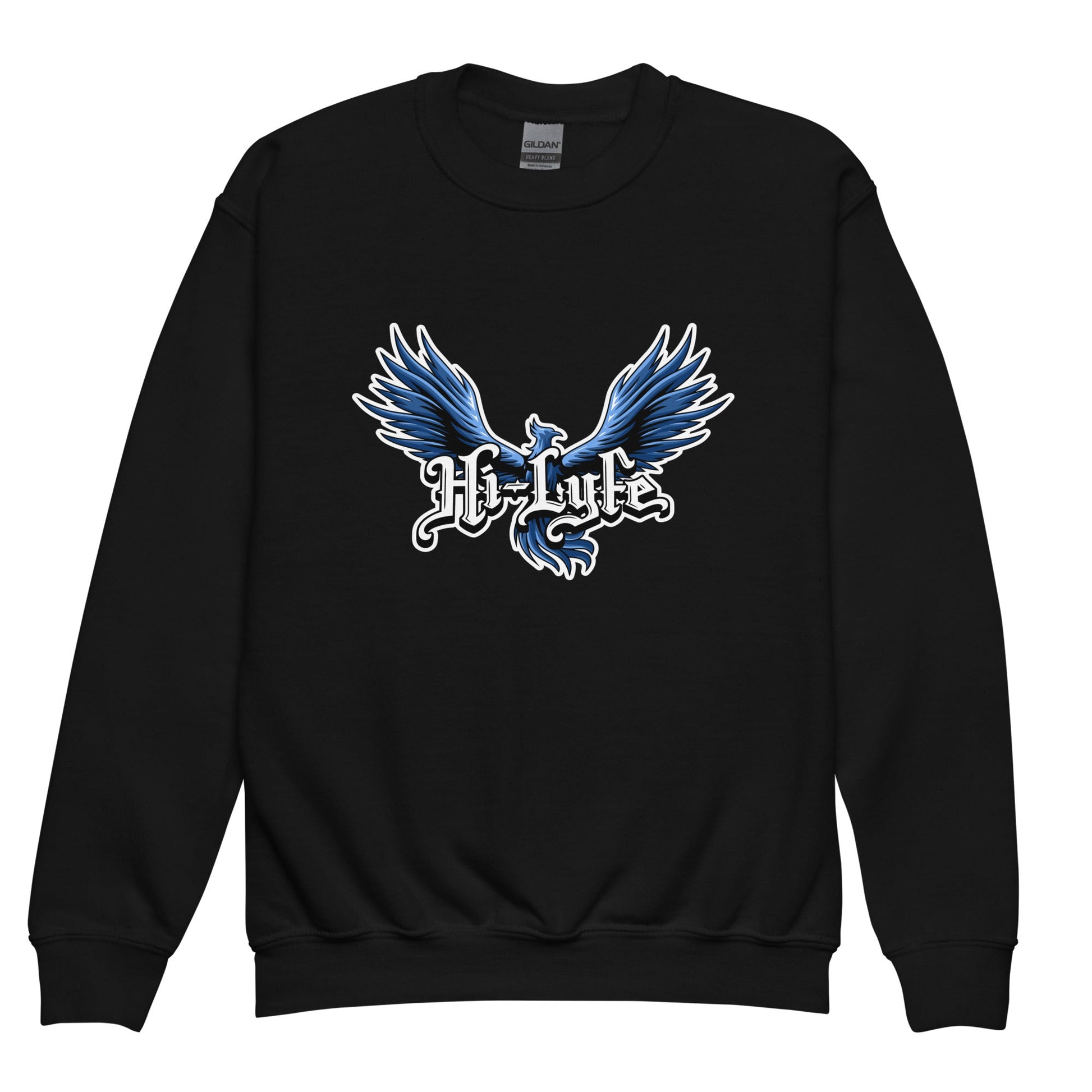Classic | Youth Sweatshirt | Hi - Lyfe Basketball | Wings Logo