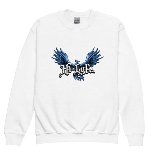 Classic | Youth Sweatshirt | Hi - Lyfe Basketball | Wings Logo