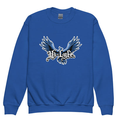 Classic | Youth Sweatshirt | Hi - Lyfe Basketball | Wings Logo