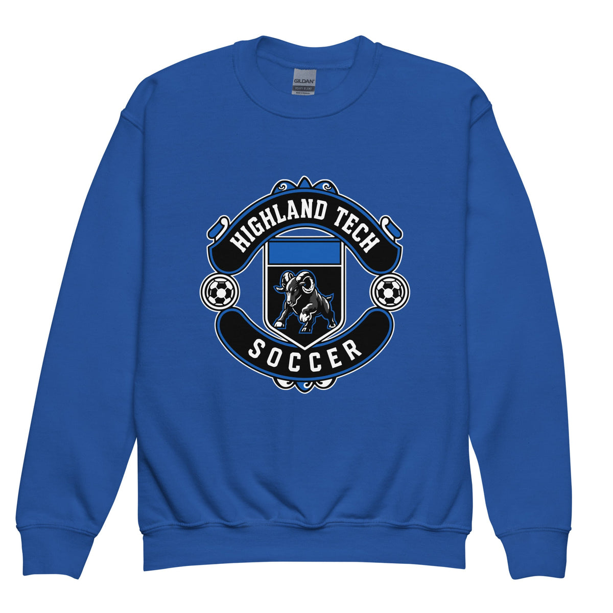 Classic | Youth Sweatshirt | Highland Soccer | Emblem Logo