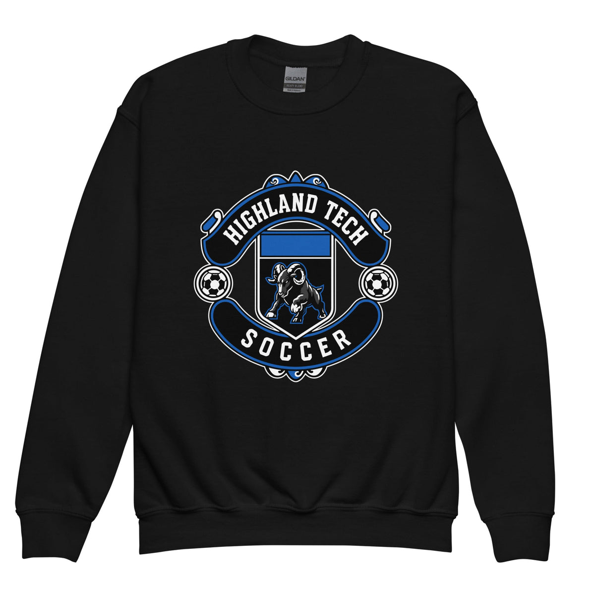 Classic | Youth Sweatshirt | Highland Soccer | Emblem Logo