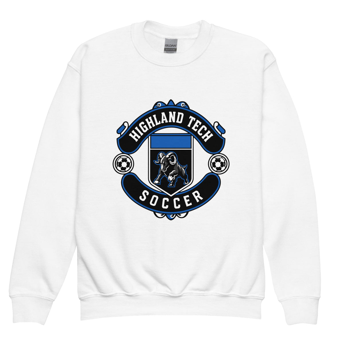 Classic | Youth Sweatshirt | Highland Soccer | Emblem Logo