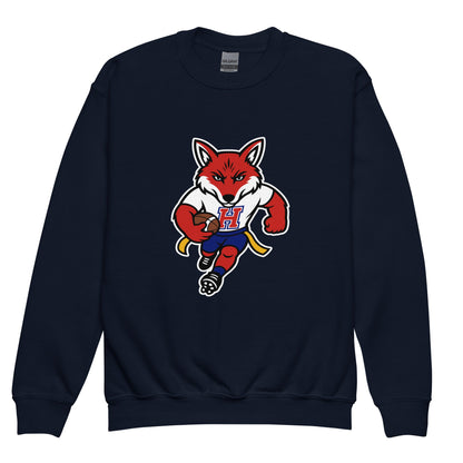 Classic | Youth Sweatshirt | Hornell Flag Football | Mascot Logo