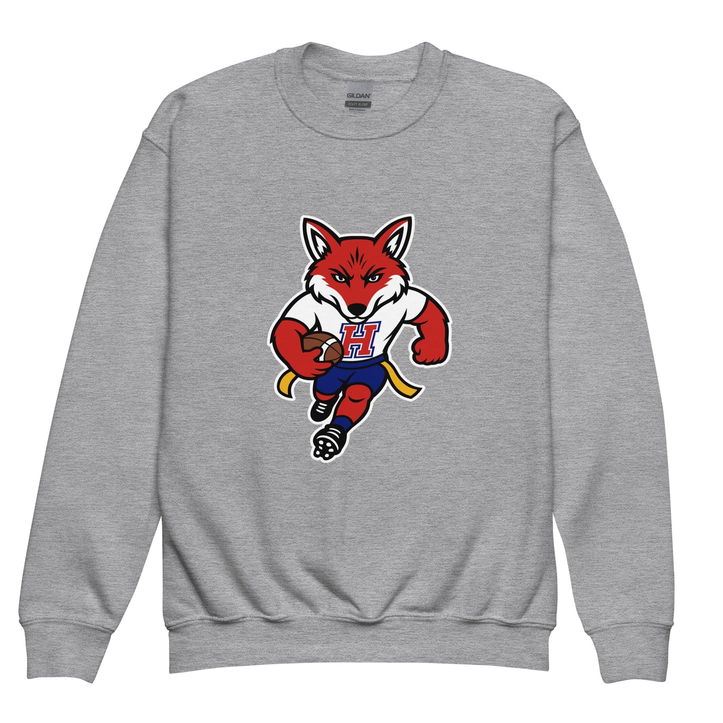 Classic | Youth Sweatshirt | Hornell Flag Football | Mascot Logo