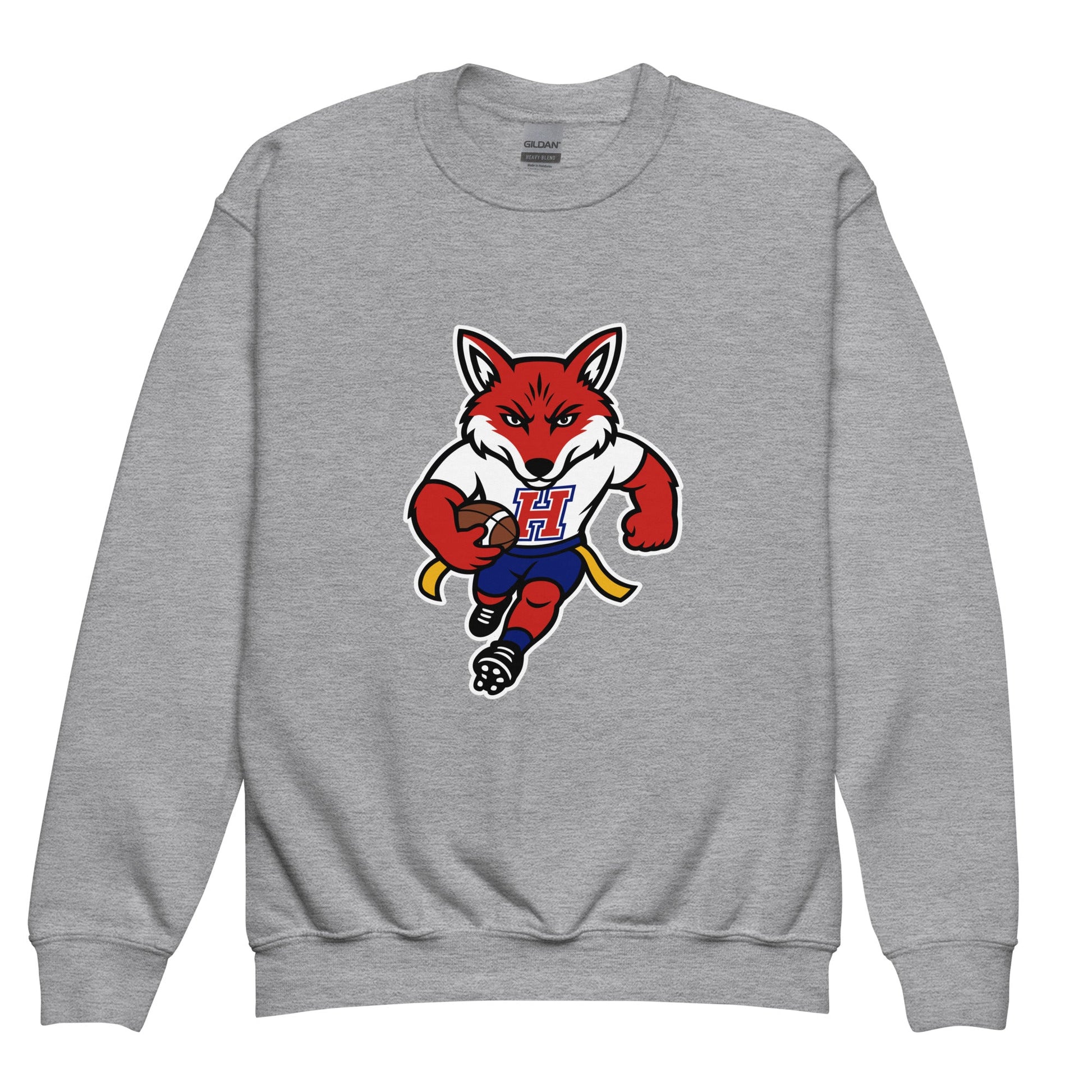 Classic | Youth Sweatshirt | Hornell Flag Football | Mascot Logo