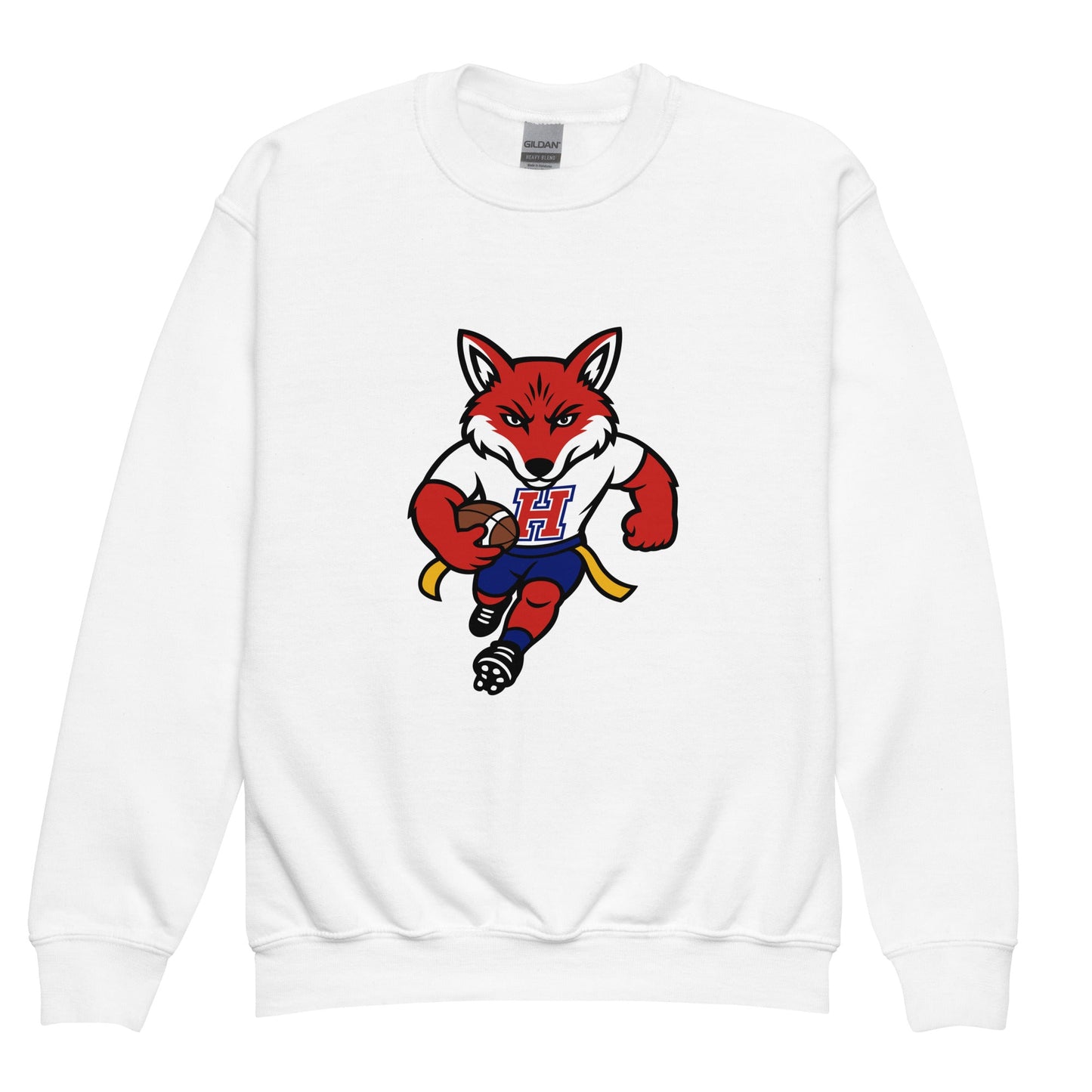 Classic | Youth Sweatshirt | Hornell Flag Football | Mascot Logo