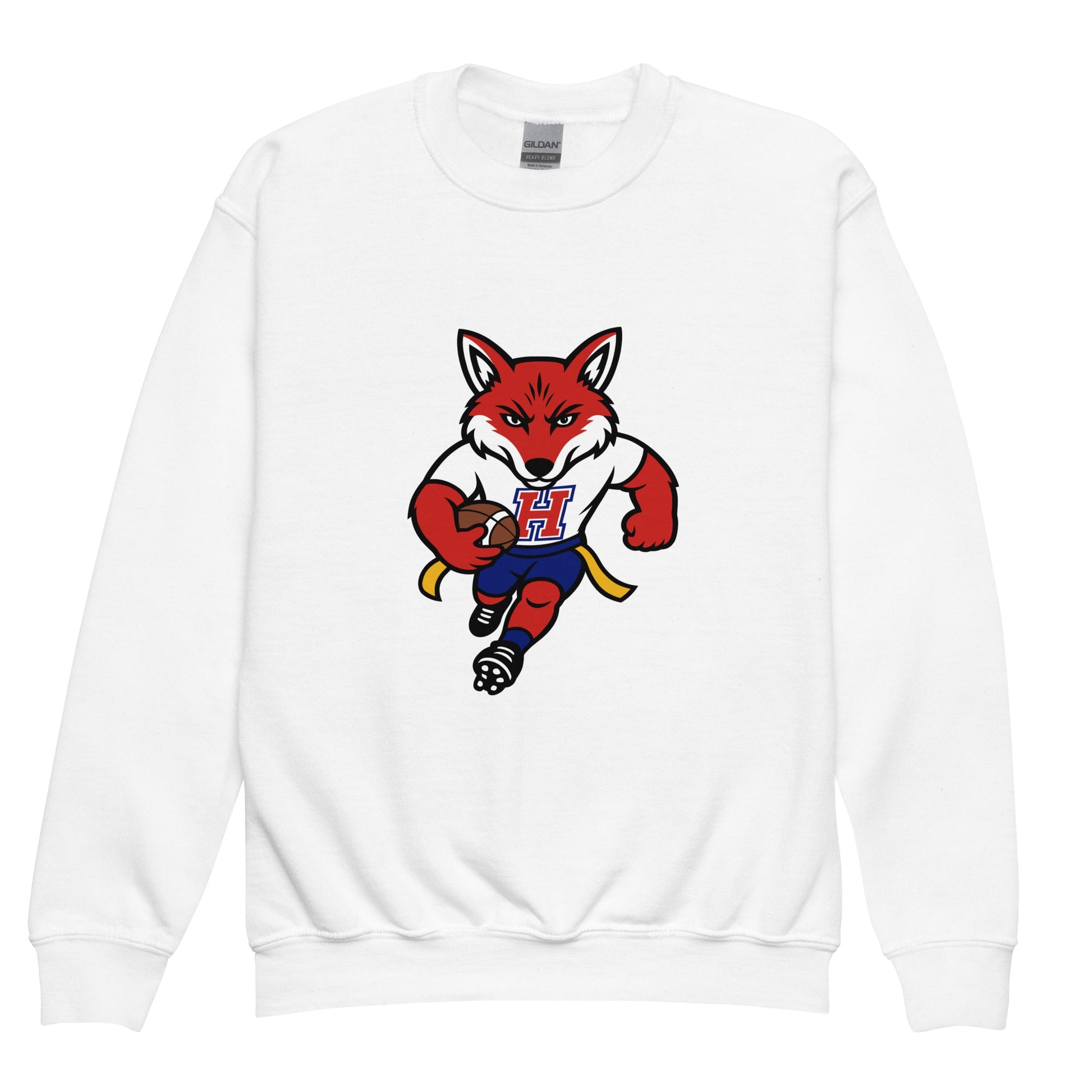 Classic | Youth Sweatshirt | Hornell Flag Football | Mascot Logo
